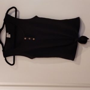 💕4 For 15 Sale!💕 Paper Crane Black Waffled Tank Top